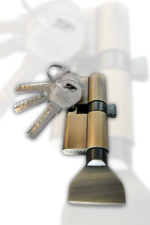Handle Lock Cylinder Brass Large Size